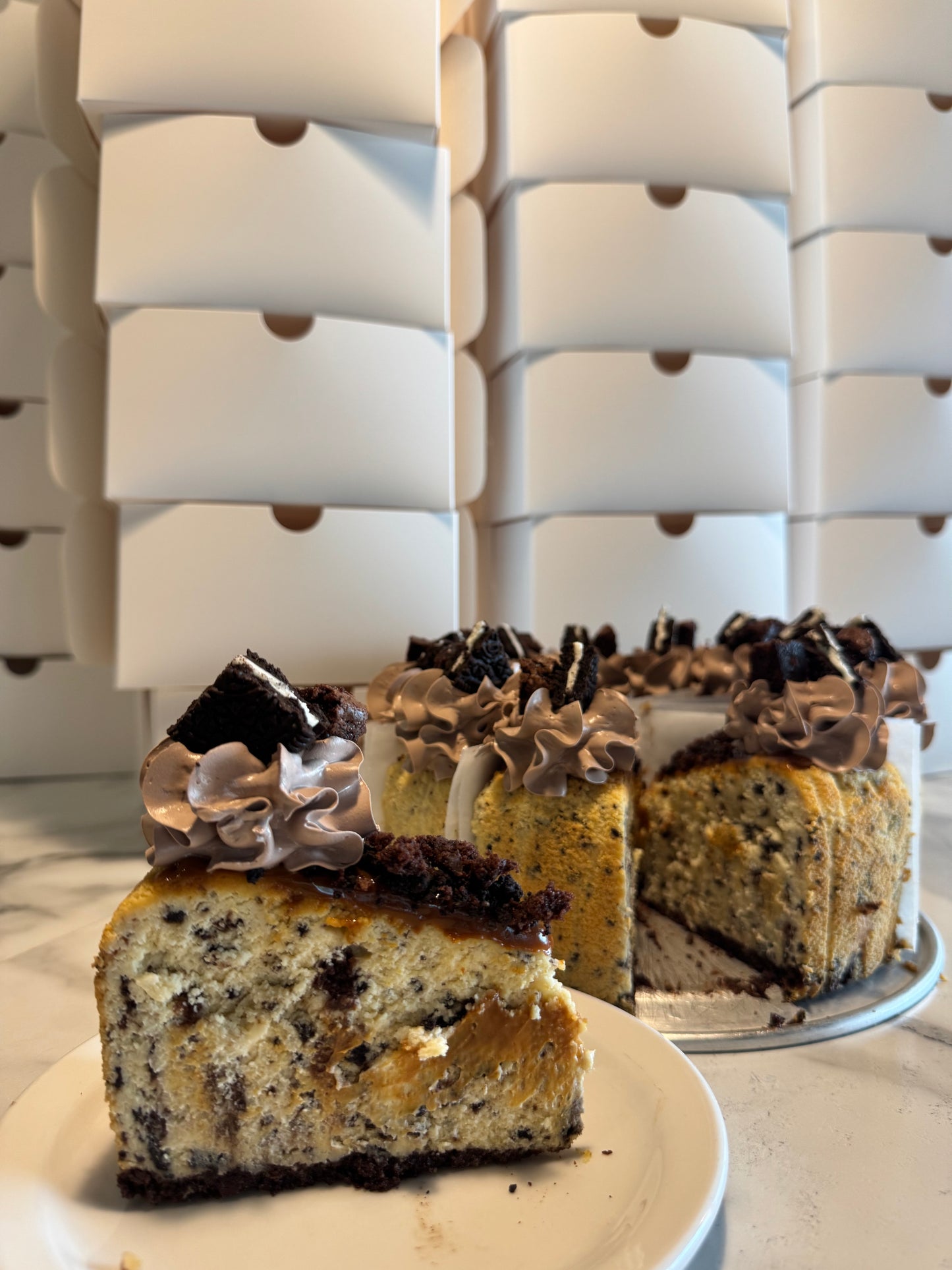 Oreo Caramel Brownie