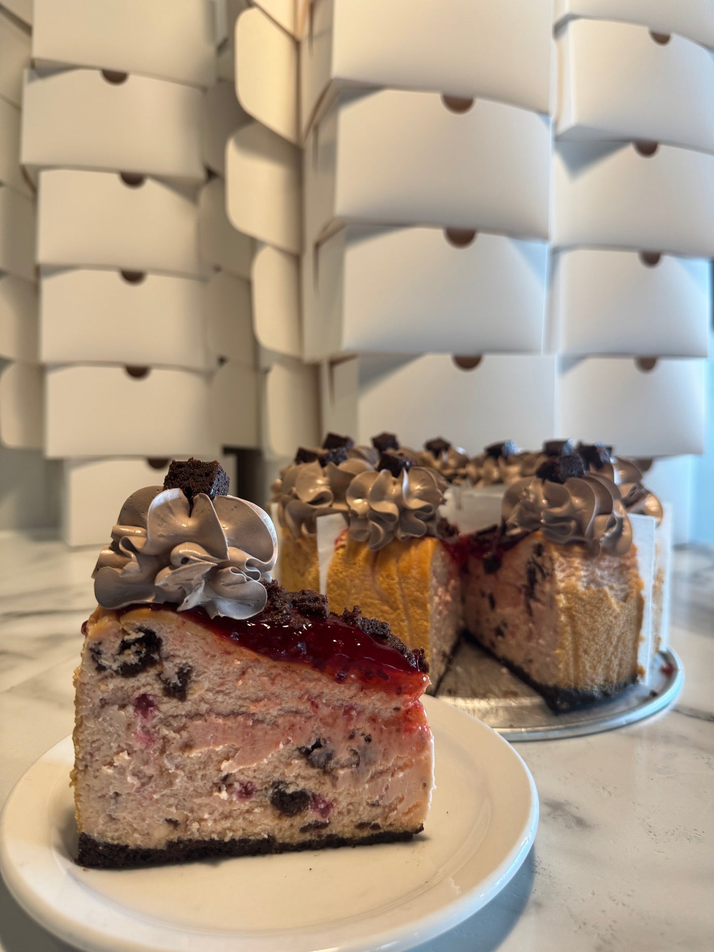 Raspberry Brownie