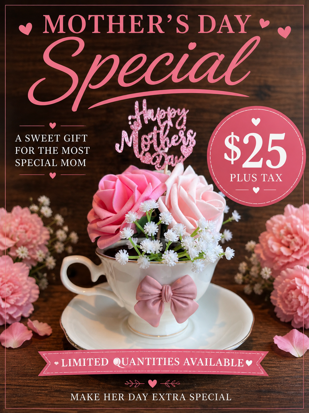 Mother’s Day Cheesecake Cup