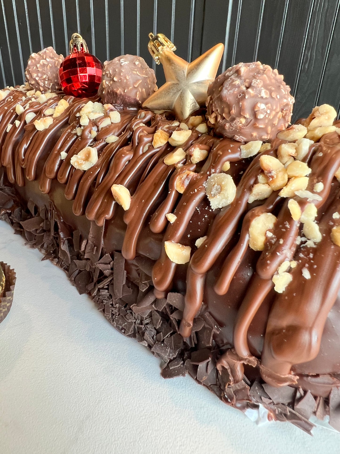 Cheesecake Christmas Log