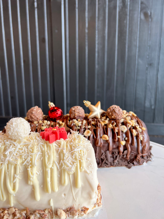 Cheesecake Christmas Log